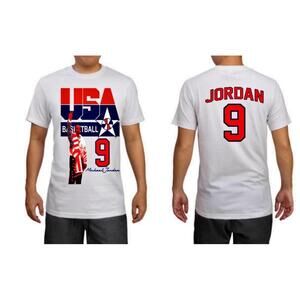 Allstar Shirt Michael Jordon Shawn Kemp Orlando Magic Lebron James Tees 2 Sided